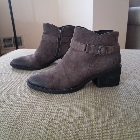 born suede ankle boots